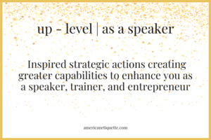 Business Etiquette Certification